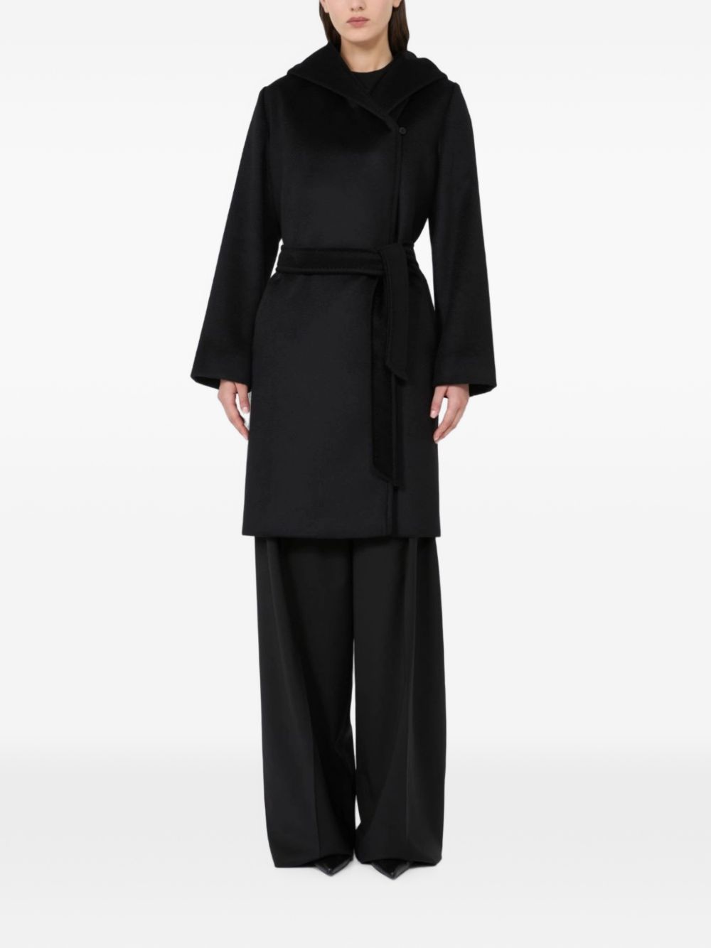 Max Mara Studio 2626016091600 cappotto nero donna