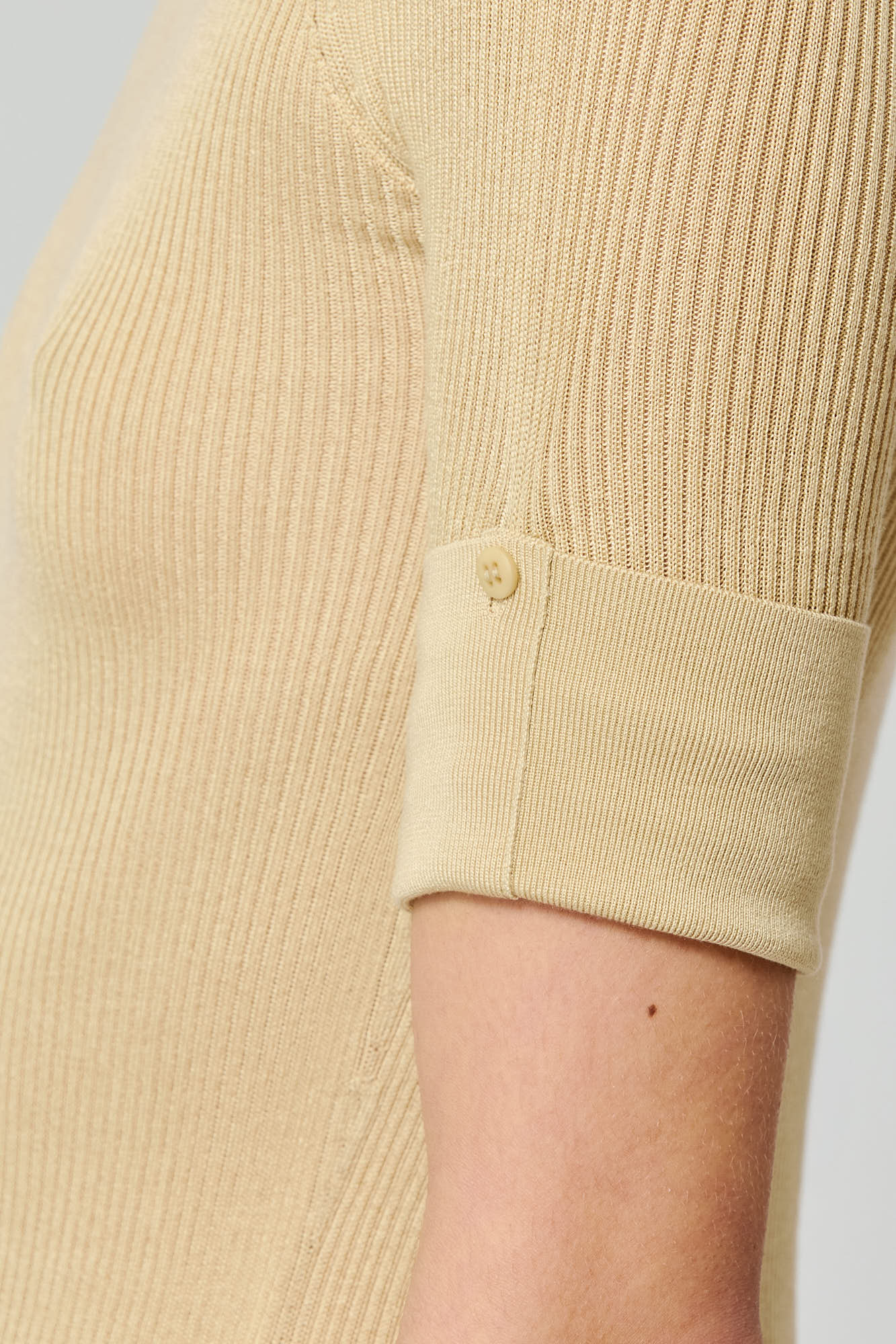 Sa Su Phi top girocollo cashmere seta giallo