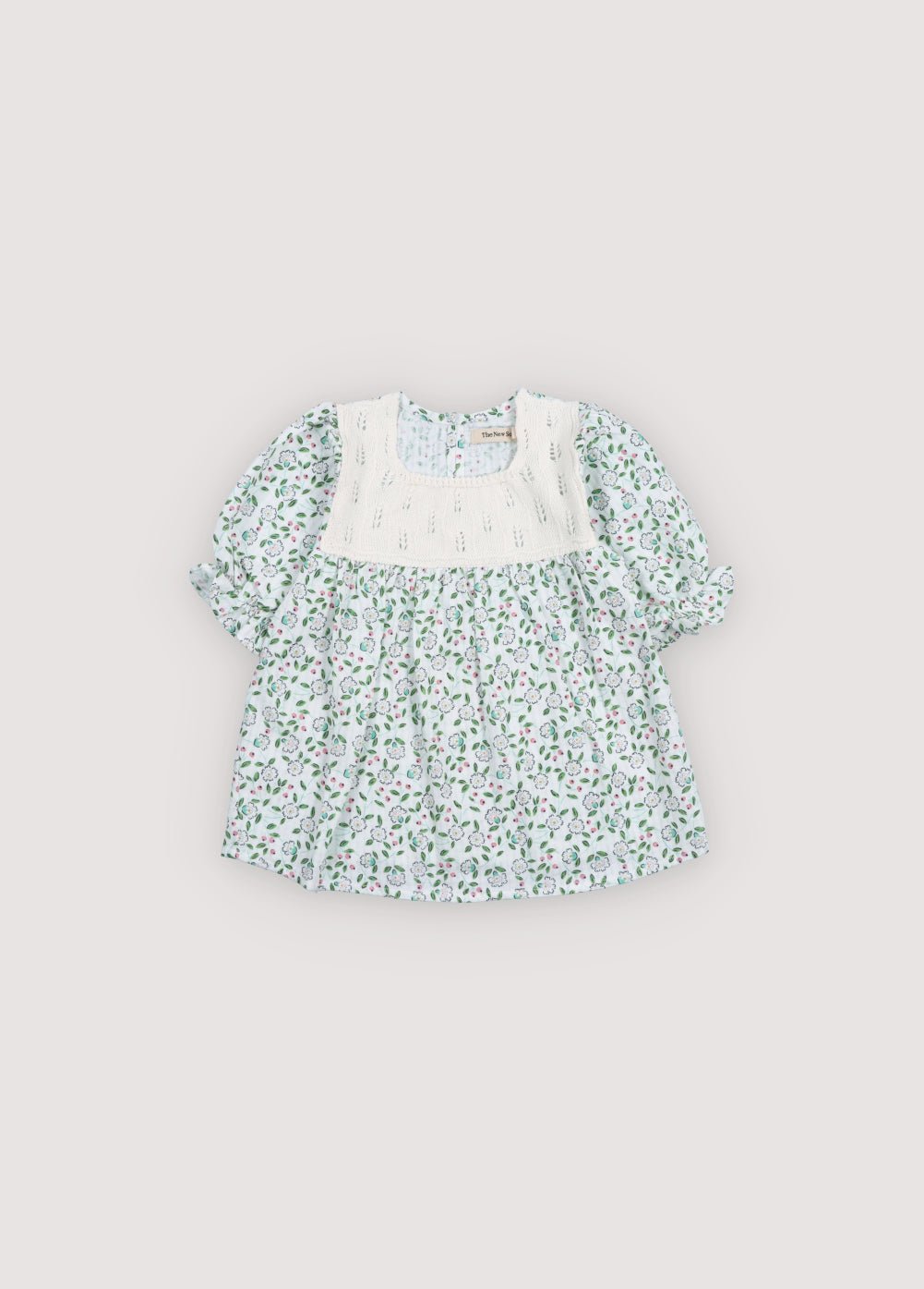 The New Society Tanatos blusa bambina 6 anni cotone fiori