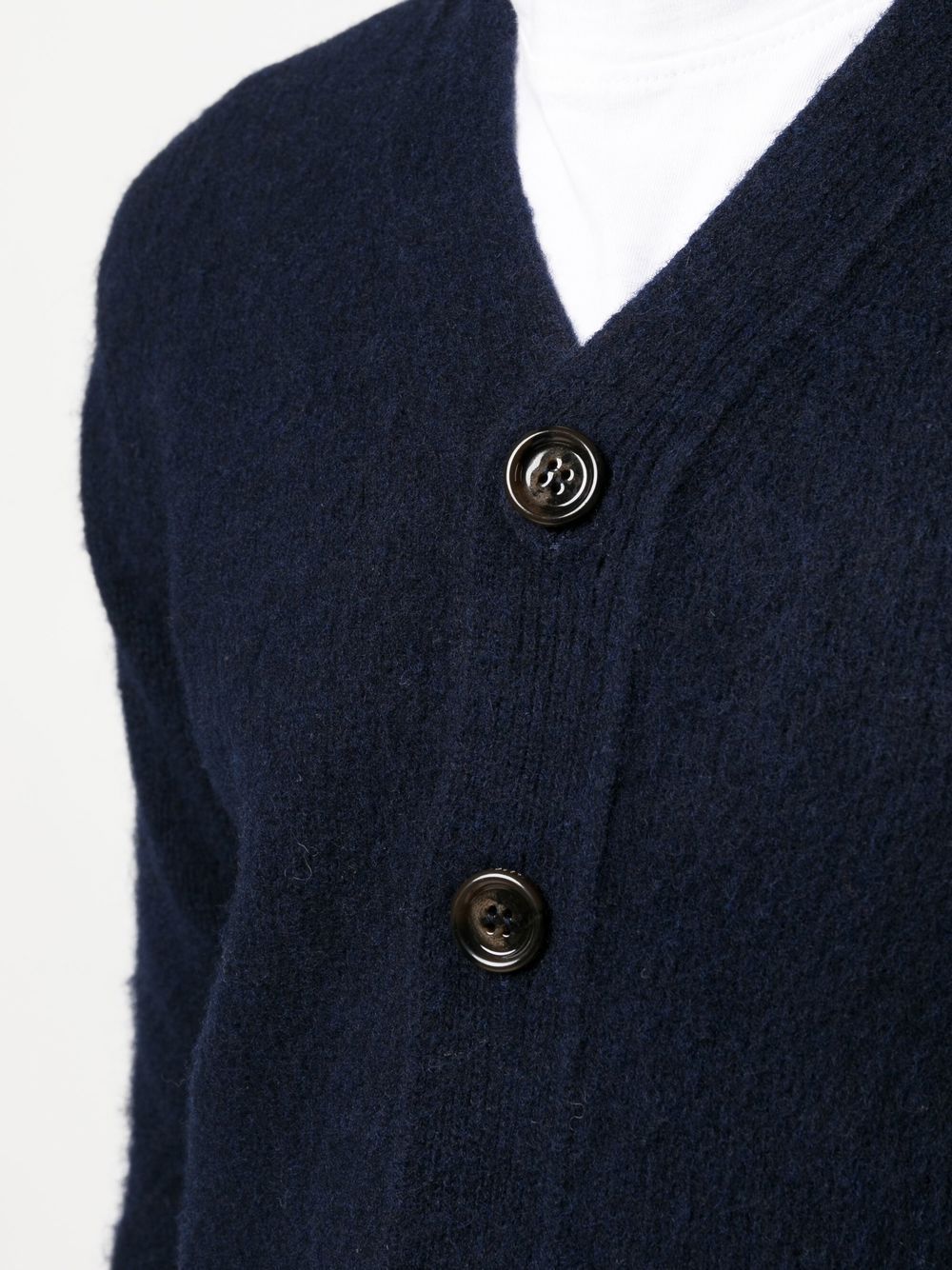 Aspesi M470 cardigan blu uomo
