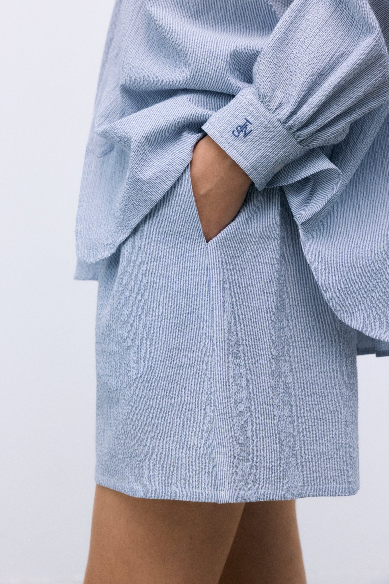 The New Society Cloe Shorts Donna Midnight Cotone