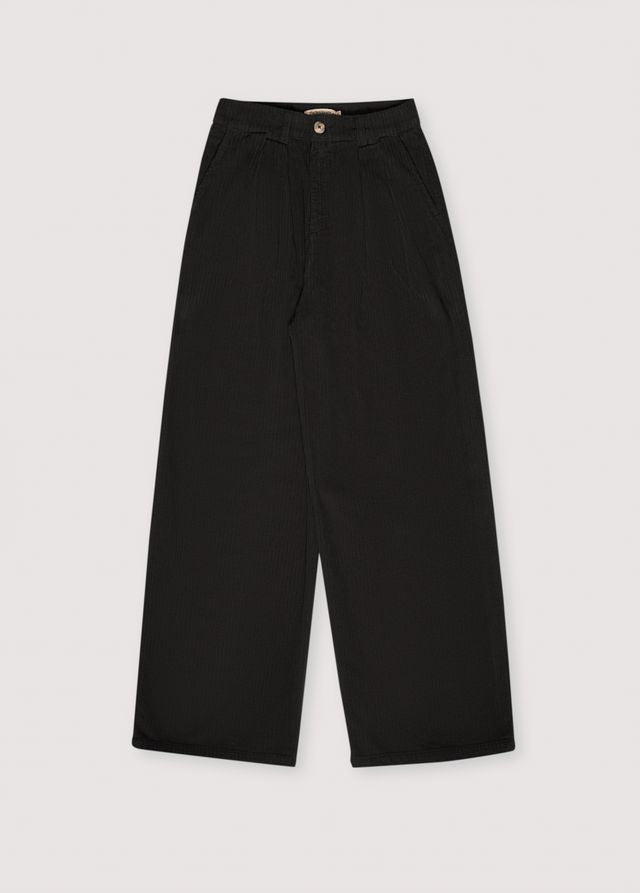 The New Society North pantaloni donna velluto Graphite Mist