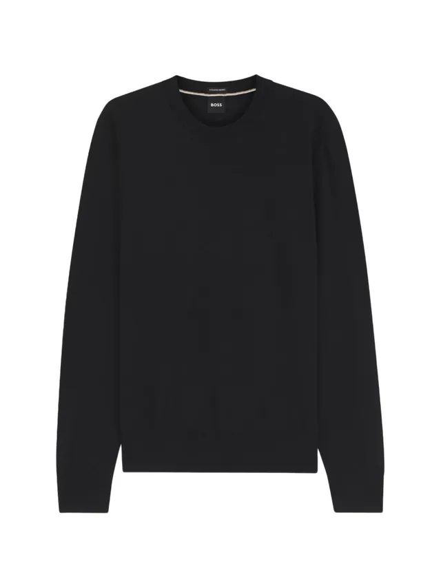 Boss 50565469 maglia nera uomo