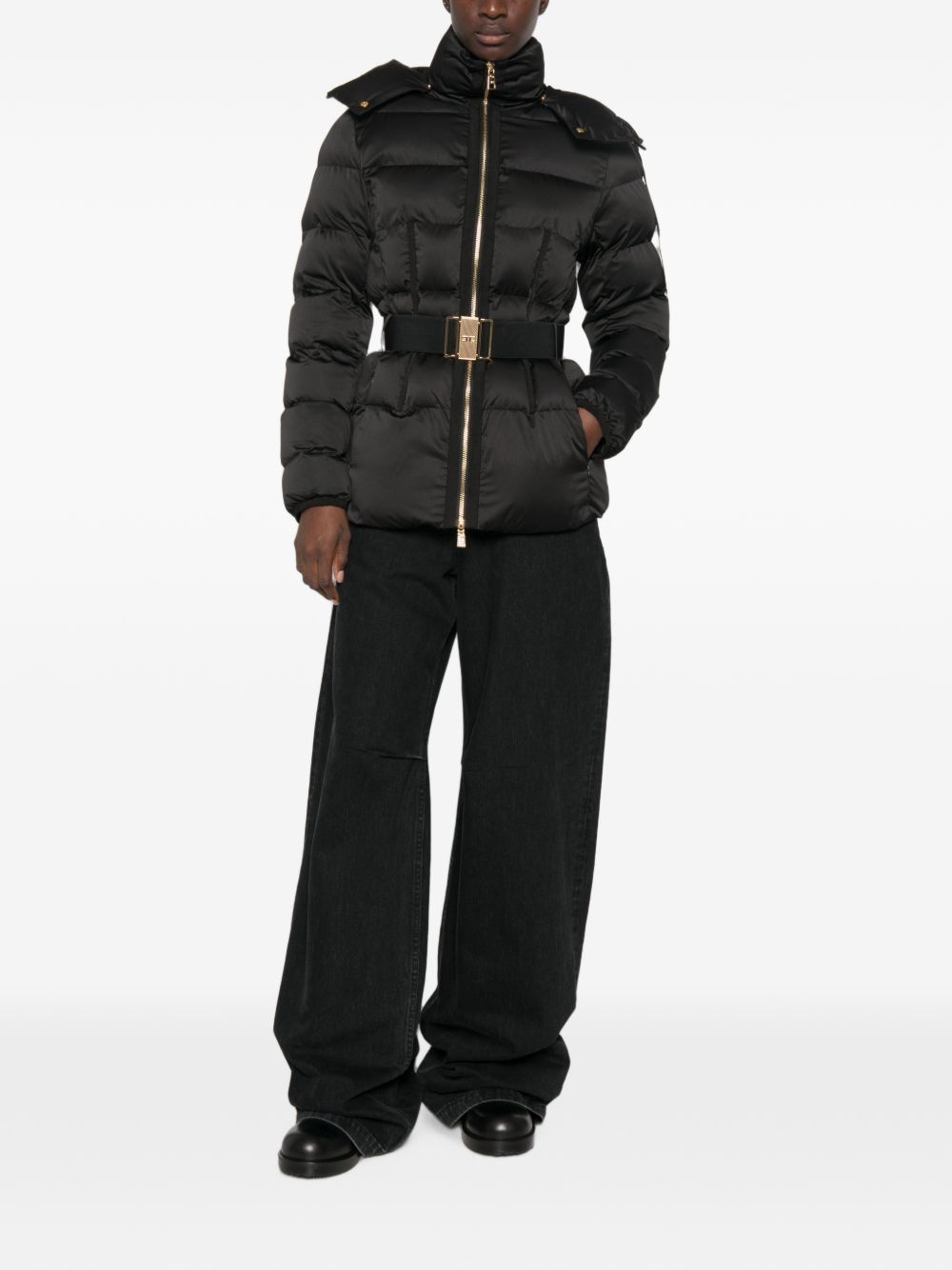 Elisabetta Franchi PI92D66E2 giubbotto bomber nero donna