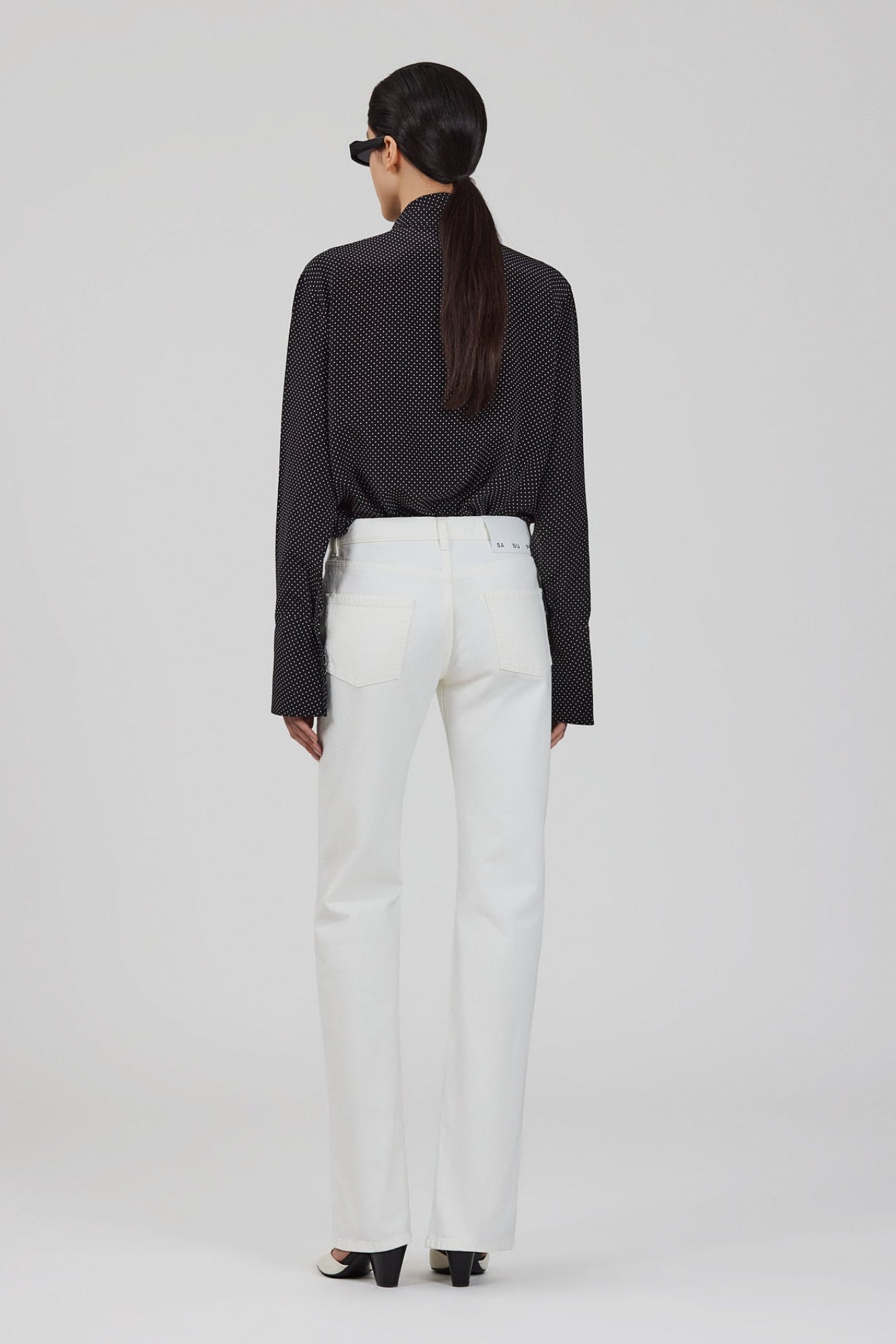 Sa Su Phi jeans bootcut grigio chiaro donna