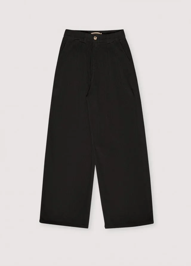 The New Society North pantaloni donna velluto Graphite Mist