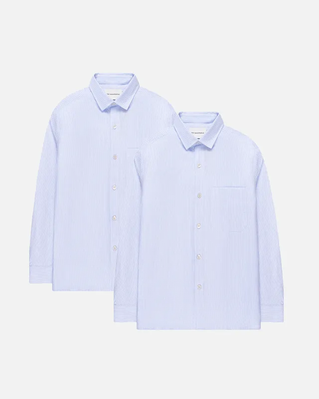 Goodpeople Sox camicia righe cotone 2 pezzi