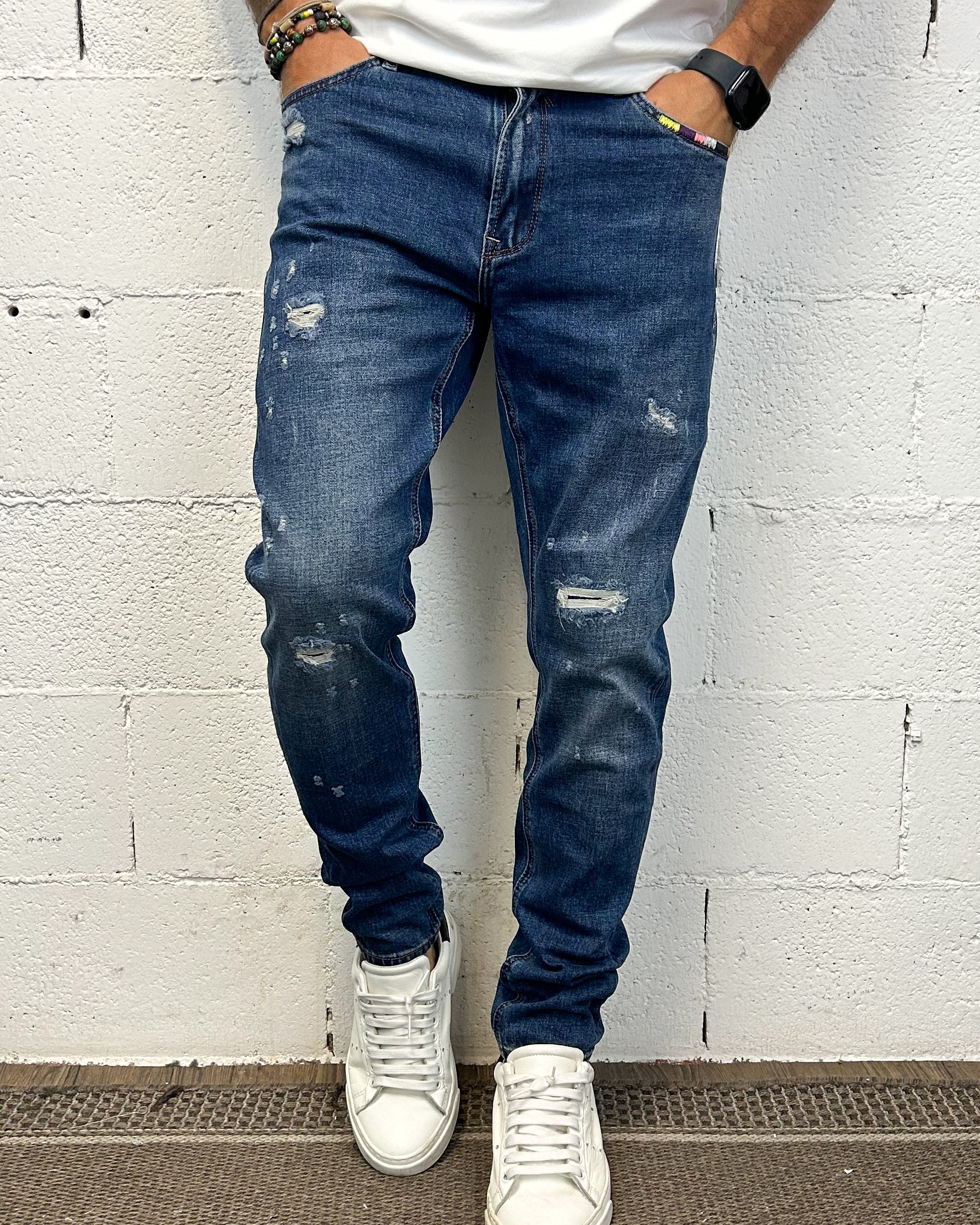 ONLYONE Bruce 102 Gianni Lupo jeans rainbow 44