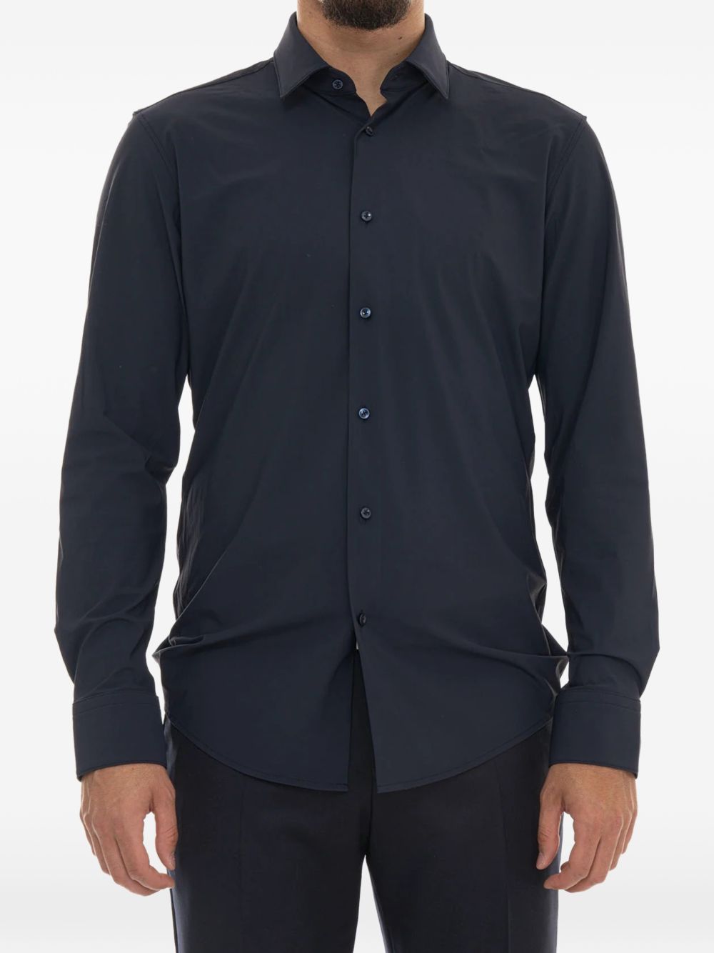 Boss 50555747 camicia dark blue uomo