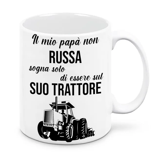 Mr. Gadgets Papà Non Russa tazza festa del papà