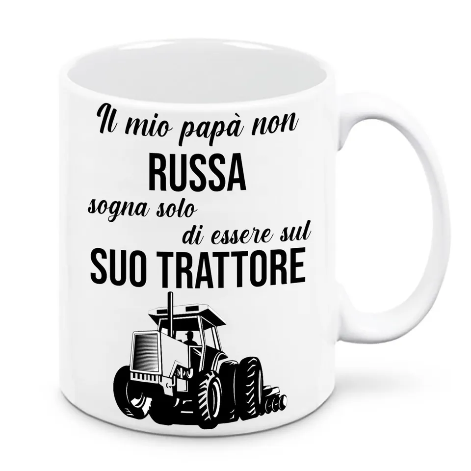 Mr. Gadgets Papà Non Russa tazza festa del papà