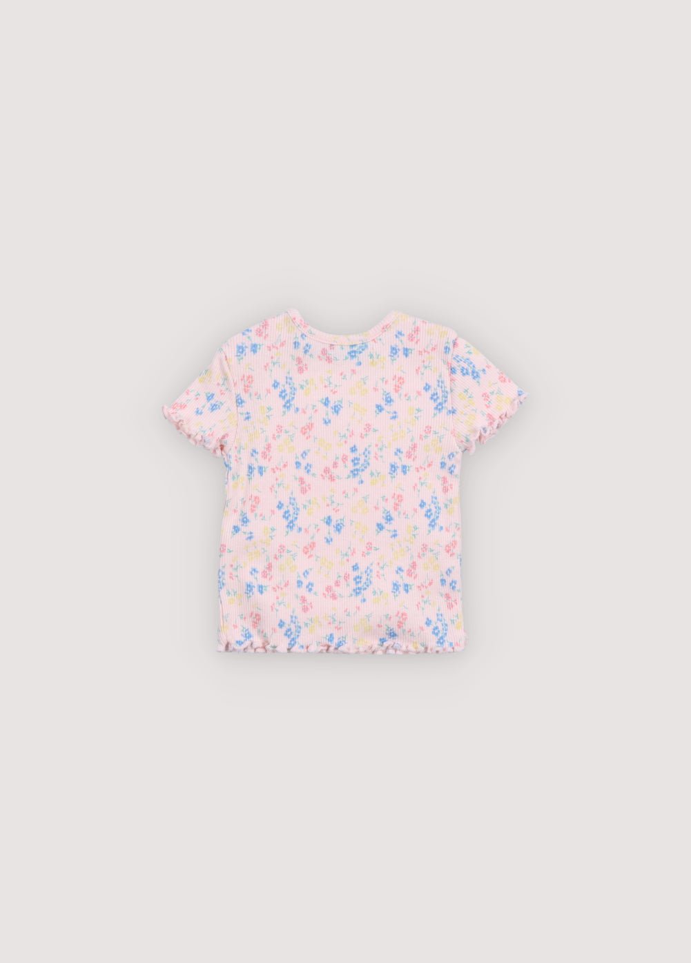 The New Society Sabina Rib Baby Tee maglietta neonata 6m fiori cotone