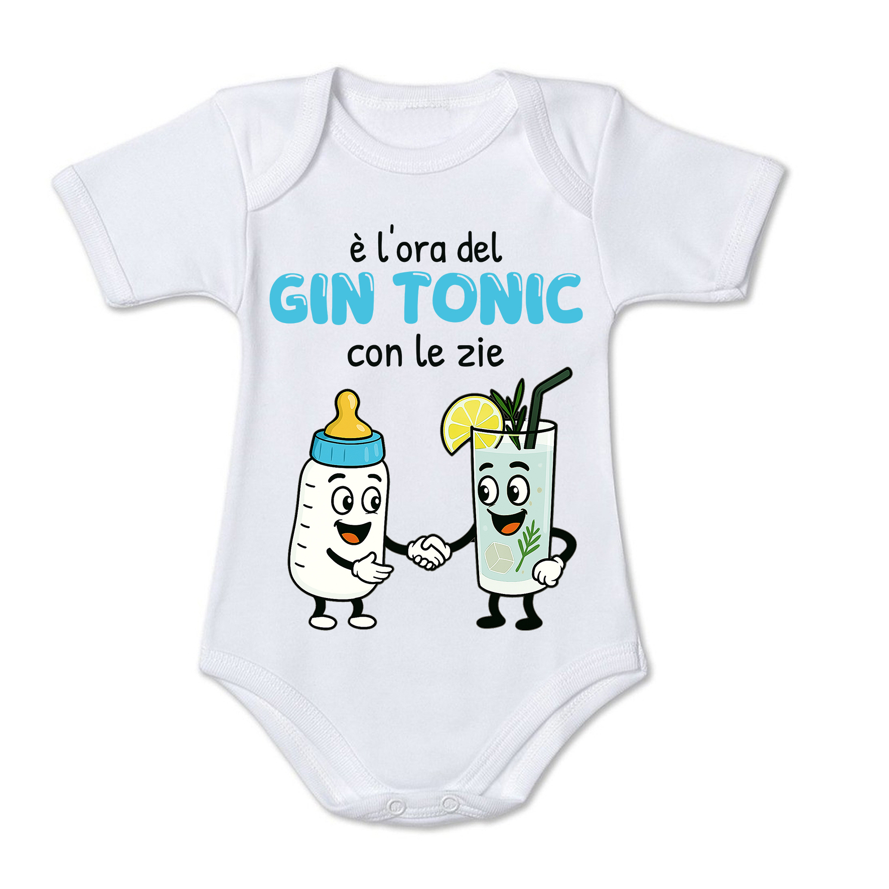 Mr. Gadgets Gin Tonic body neonato per zii cotone