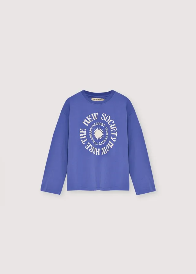 The New Society Oscar T-Shirt maglia 6 anni viola cotone