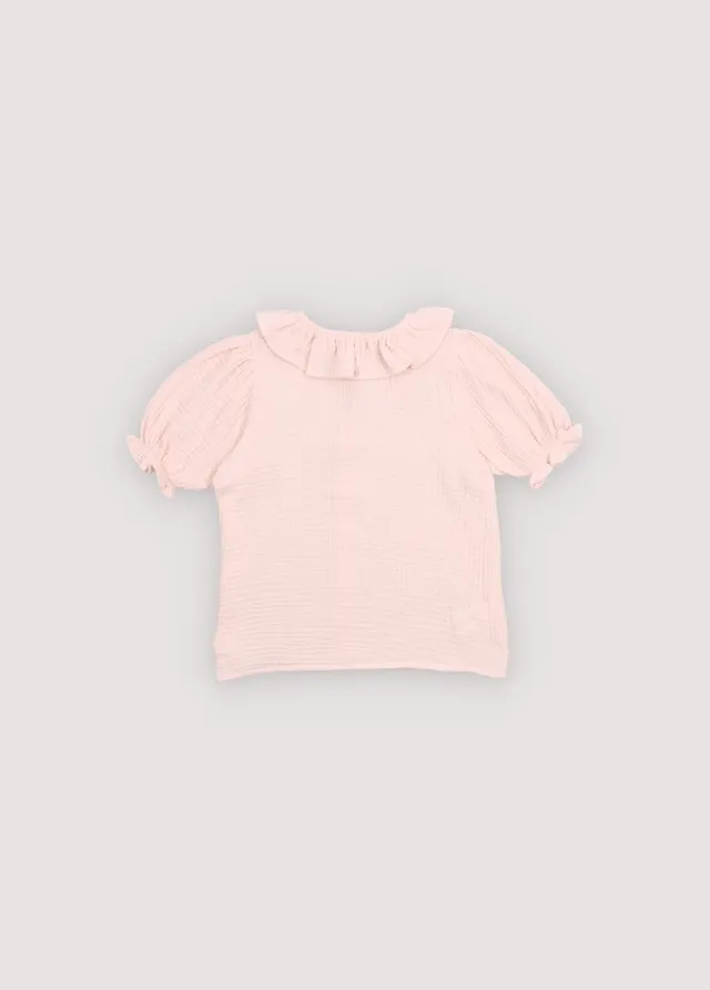 THE NEW SOCIETY Campanilla camicetta bambina rosa petalo