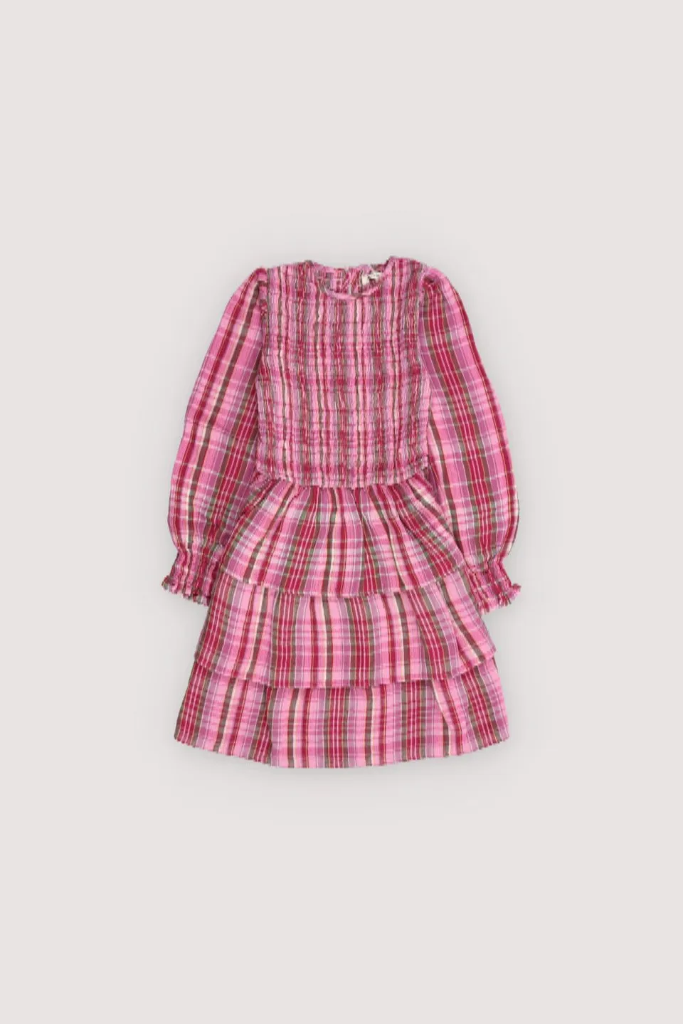 The New Society Adriana vestito bambina quadretti