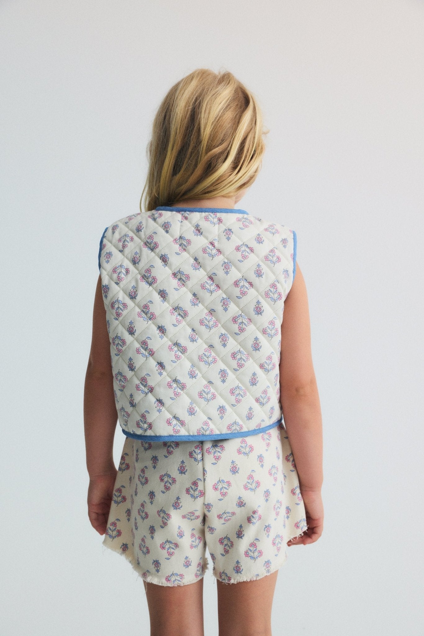 The New Society Clavel shorts bambina stampa Clavel