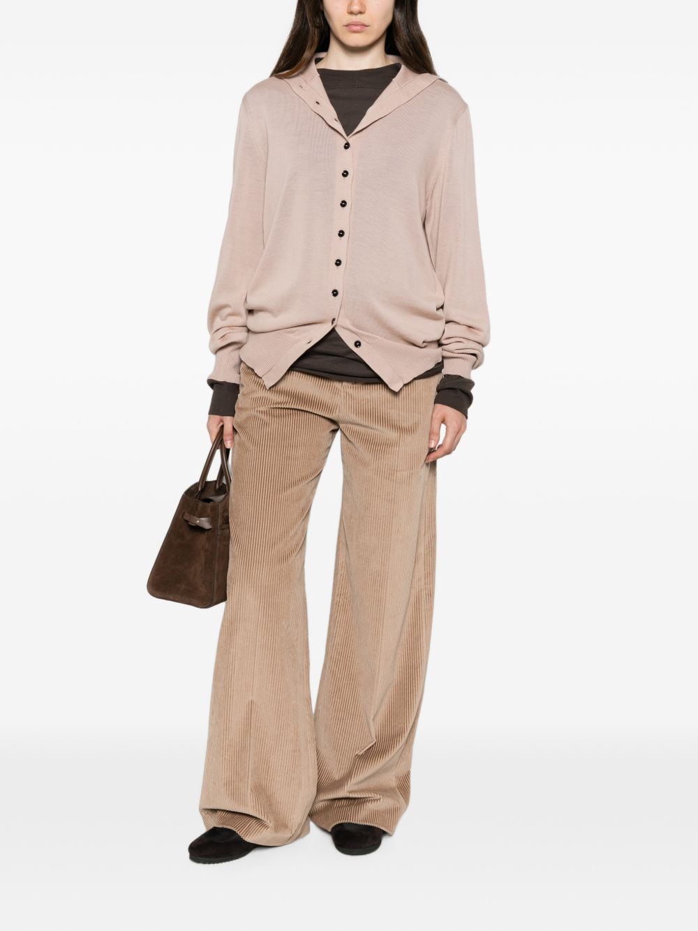 Brunello Cucinelli MA180P8724 pantaloni cappuccino donna