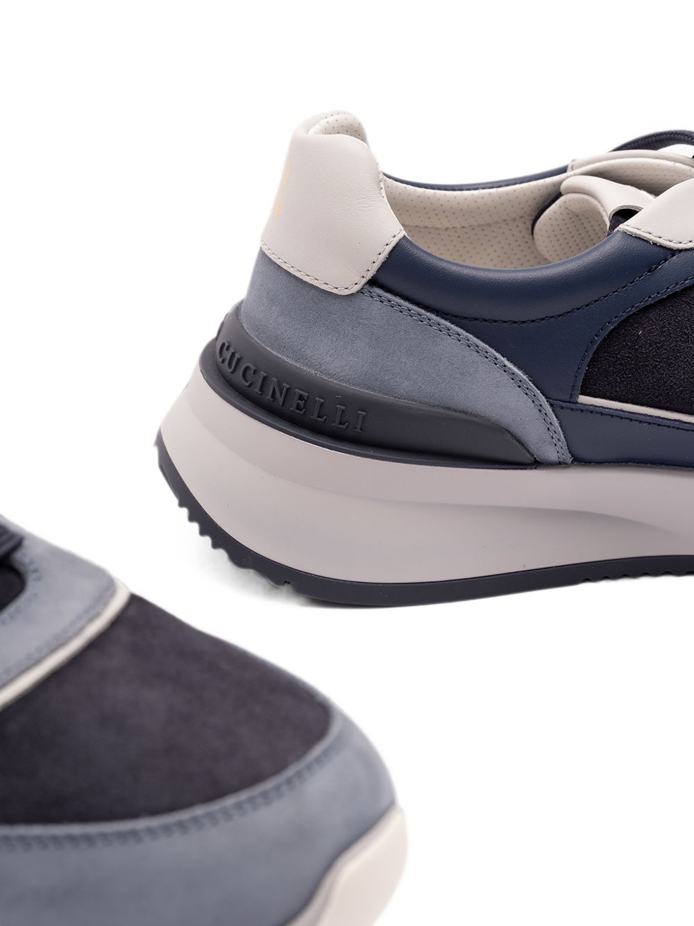 Brunello Cucinelli MZUSNEO355 scarpe basse blu 42