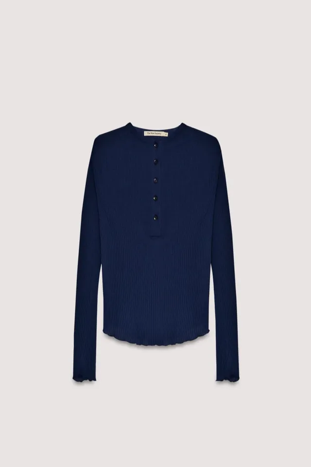 The New Society Enea maglietta ragazzo 12 anni blu navy