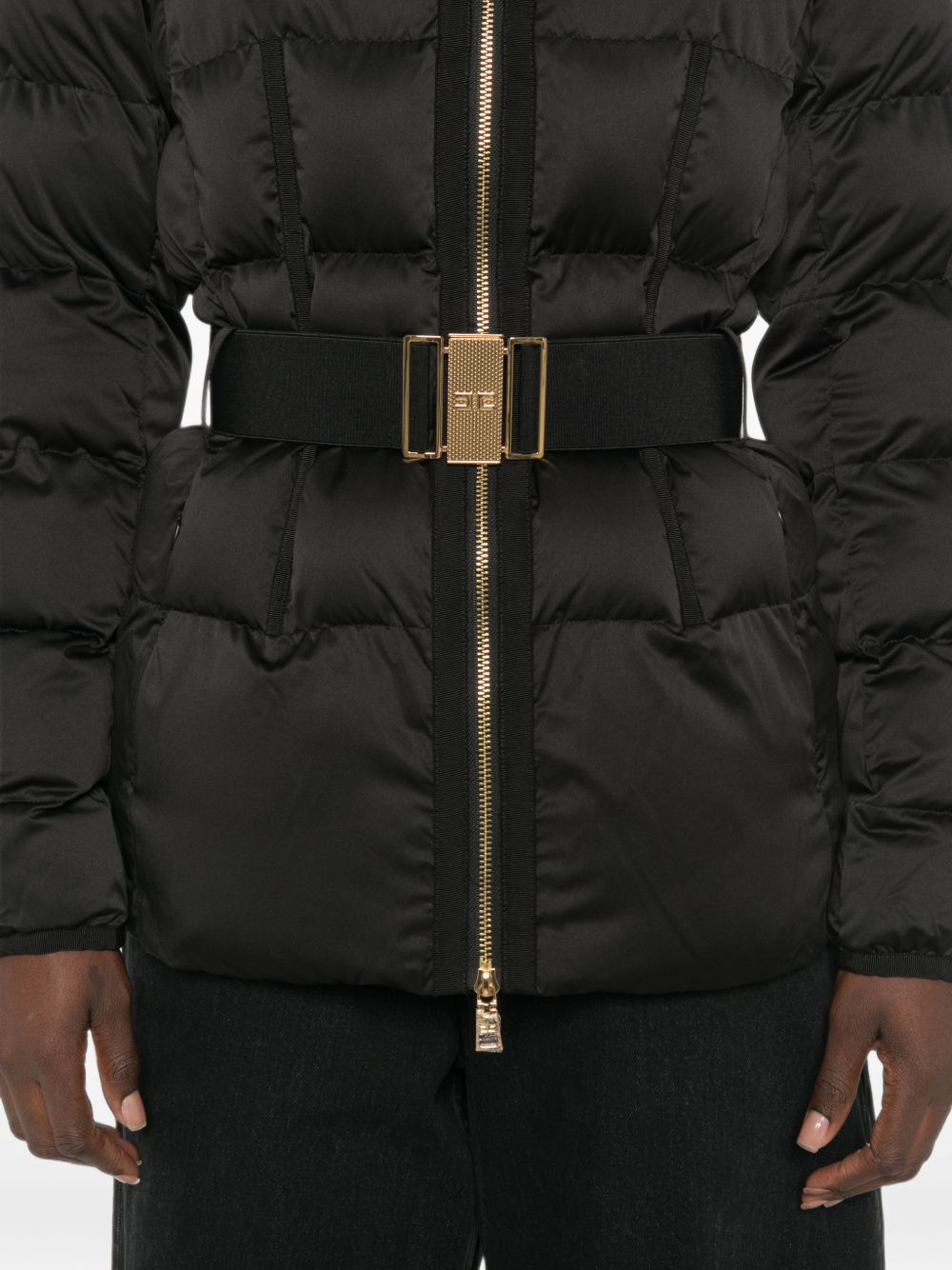 Elisabetta Franchi PI92D66E2 giubbotto bomber nero donna