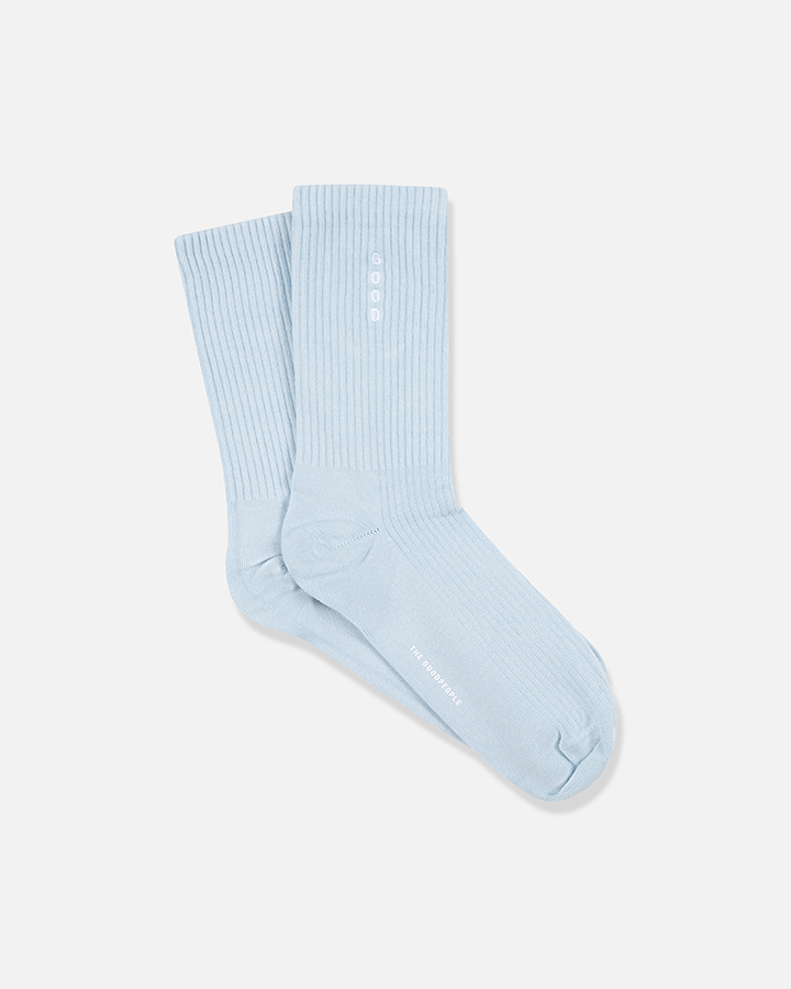 GOODPEOPLE Sockgood calzini cotone azzurri