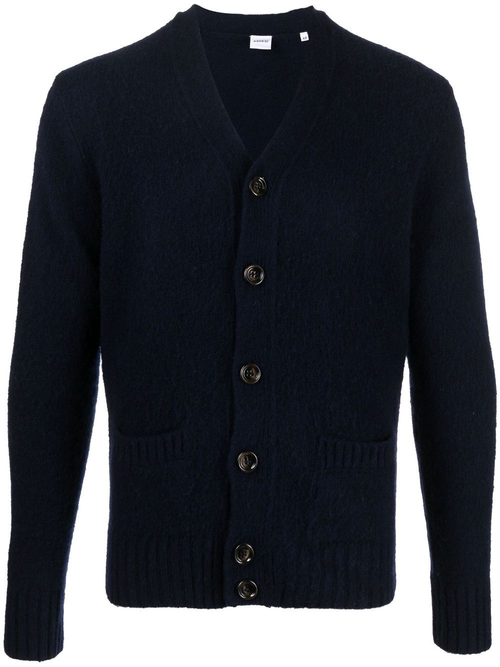 Aspesi M470 cardigan blu uomo