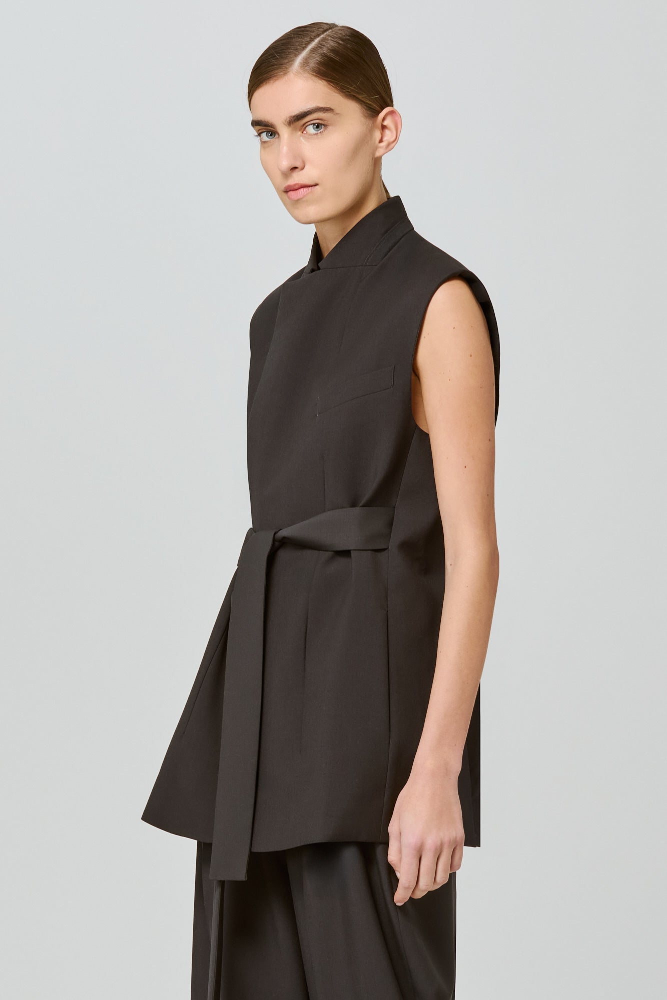 Sa Su Phi Lauren gilet taglia 36 nero lana