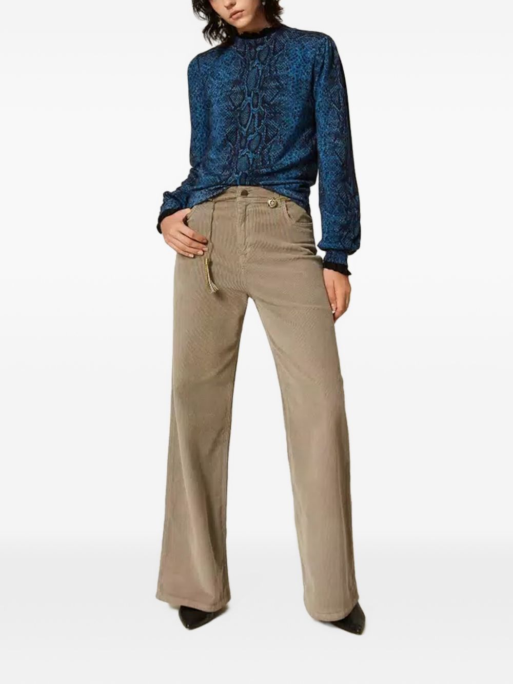 Twinset 262TT2362 pantaloni mastice donna