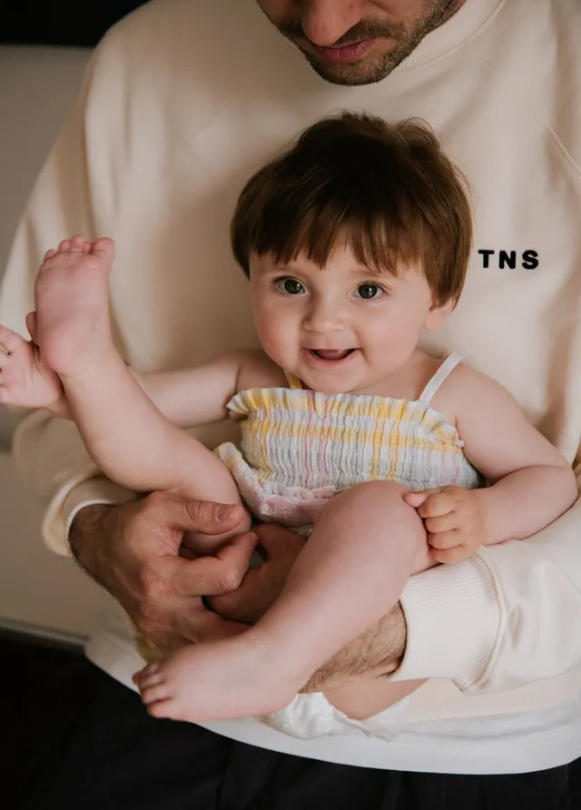 THE NEW SOCIETY Mallow tutina neonata quadretti cotone