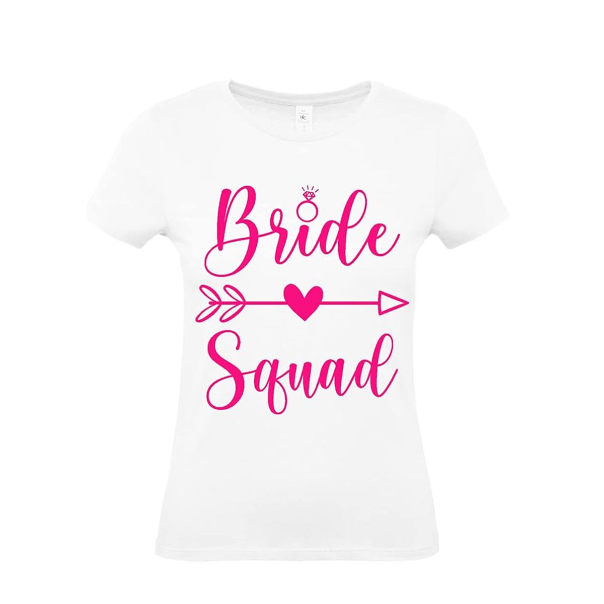 Mr. Gadgets Bride Squad t-shirt addio nubilato cotone