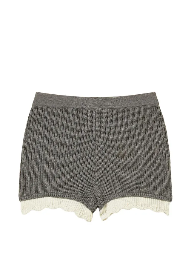Twinset 262AP3042 pantaloni corti grigi donna