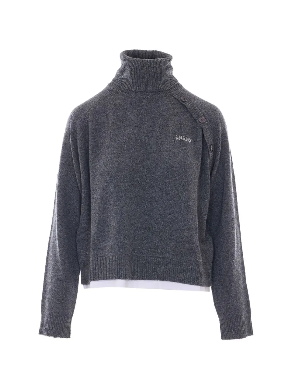 Liu Jo White WF6369MS009 Maglia Grigio Melange