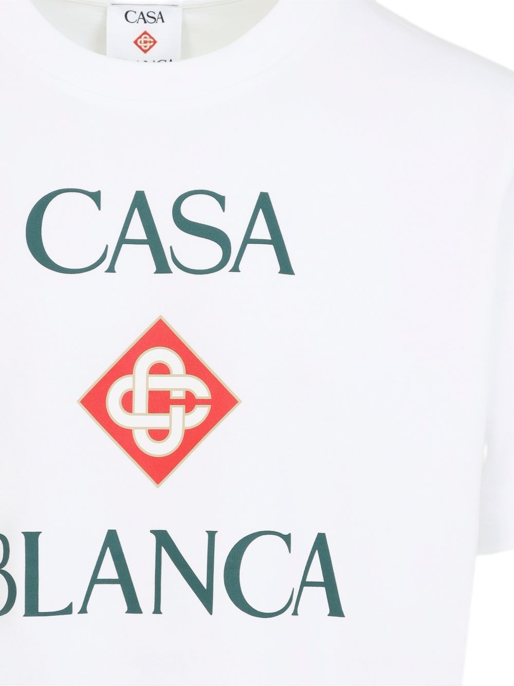 Casablanca M-PF26-JTS-001-20 t-shirt bianca uomo
