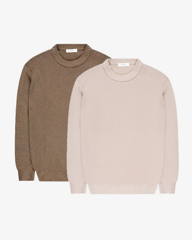 GOODPEOPLE Kid Maglia Cotone 2 Pezzi Girocollo