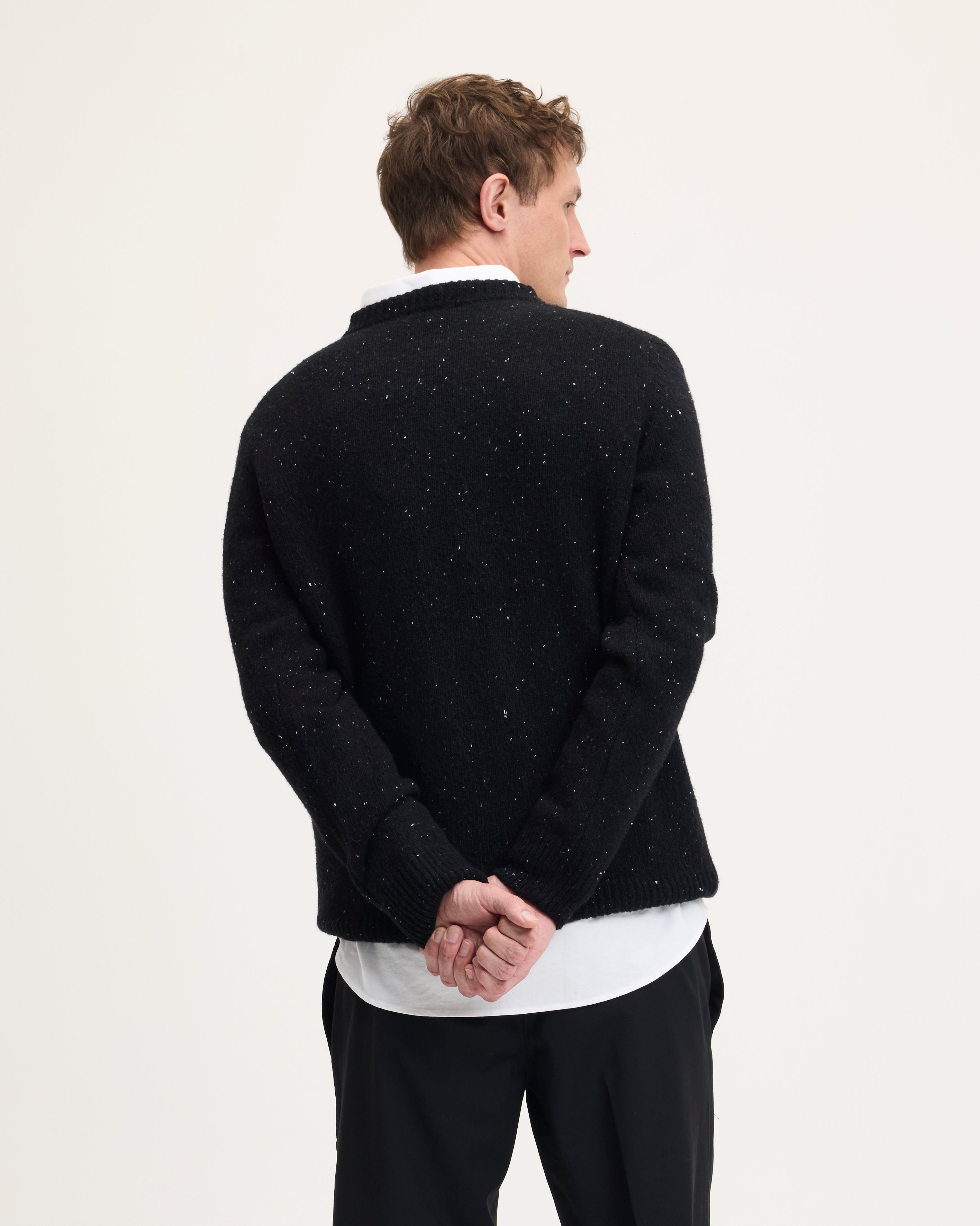 GOODPEOPLE Kookai maglione lana nero in misto lana
