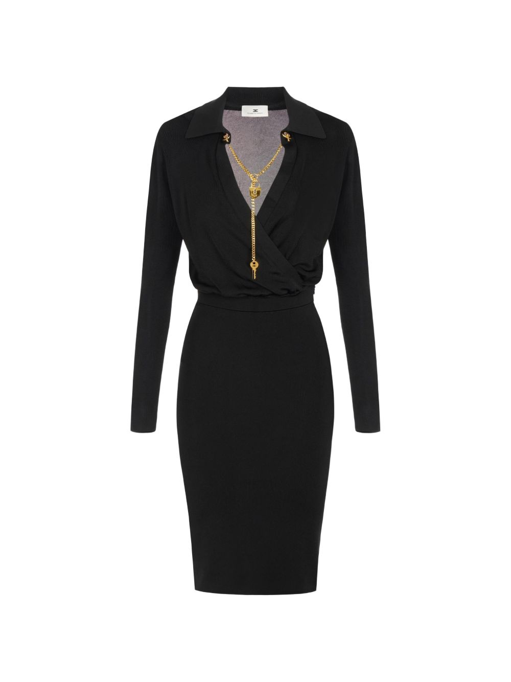 Elisabetta Franchi AM19S66E2 abito corto Nero donna