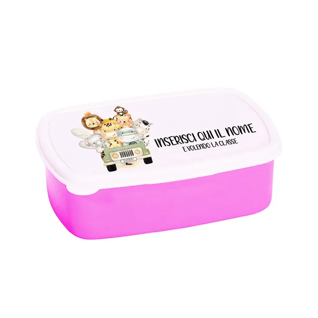 Mr. Gadgets Macchina Animaletti Porta Merenda Rosa