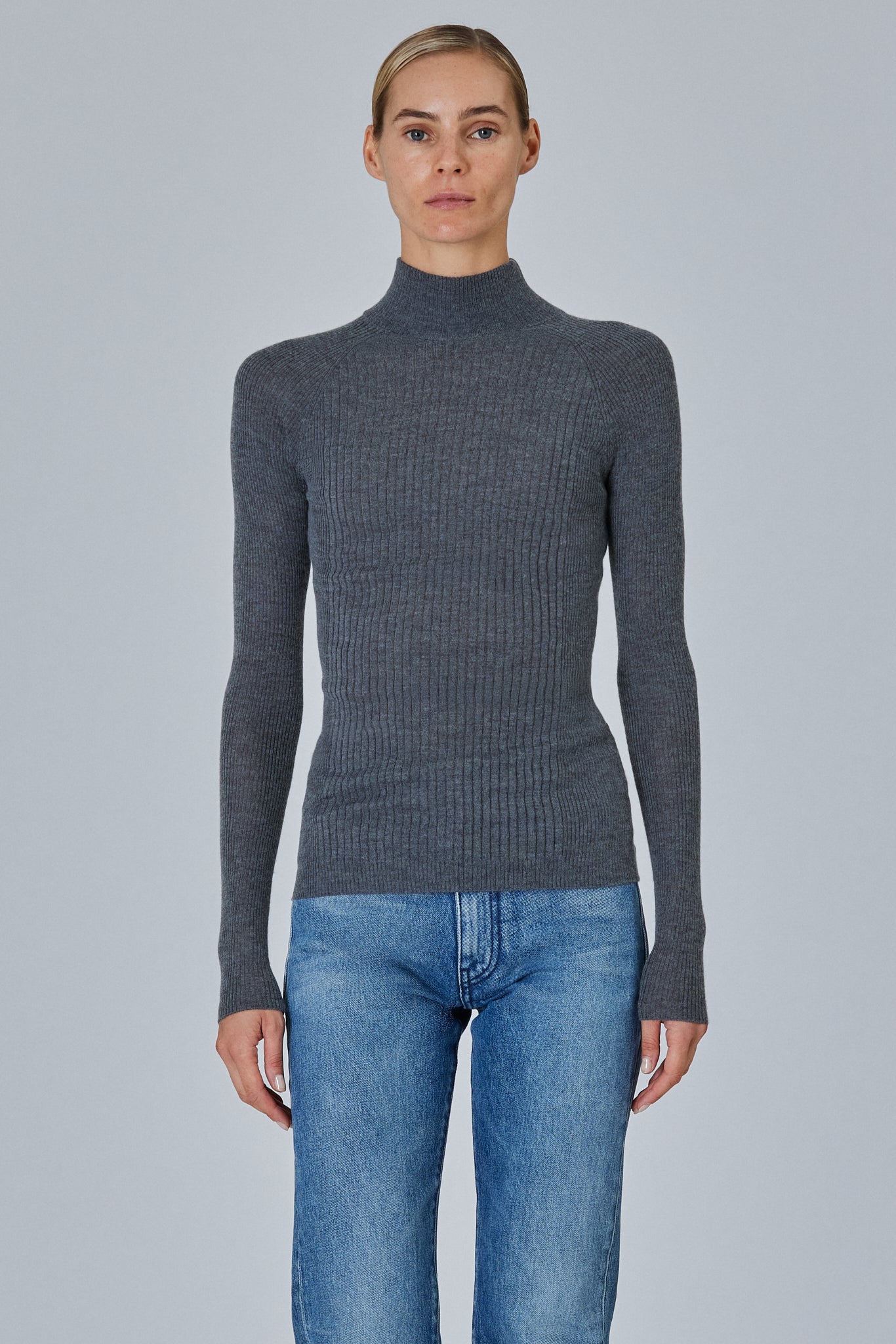 Sa Su Phi Lupetto maglione a coste attillato taglia 38
