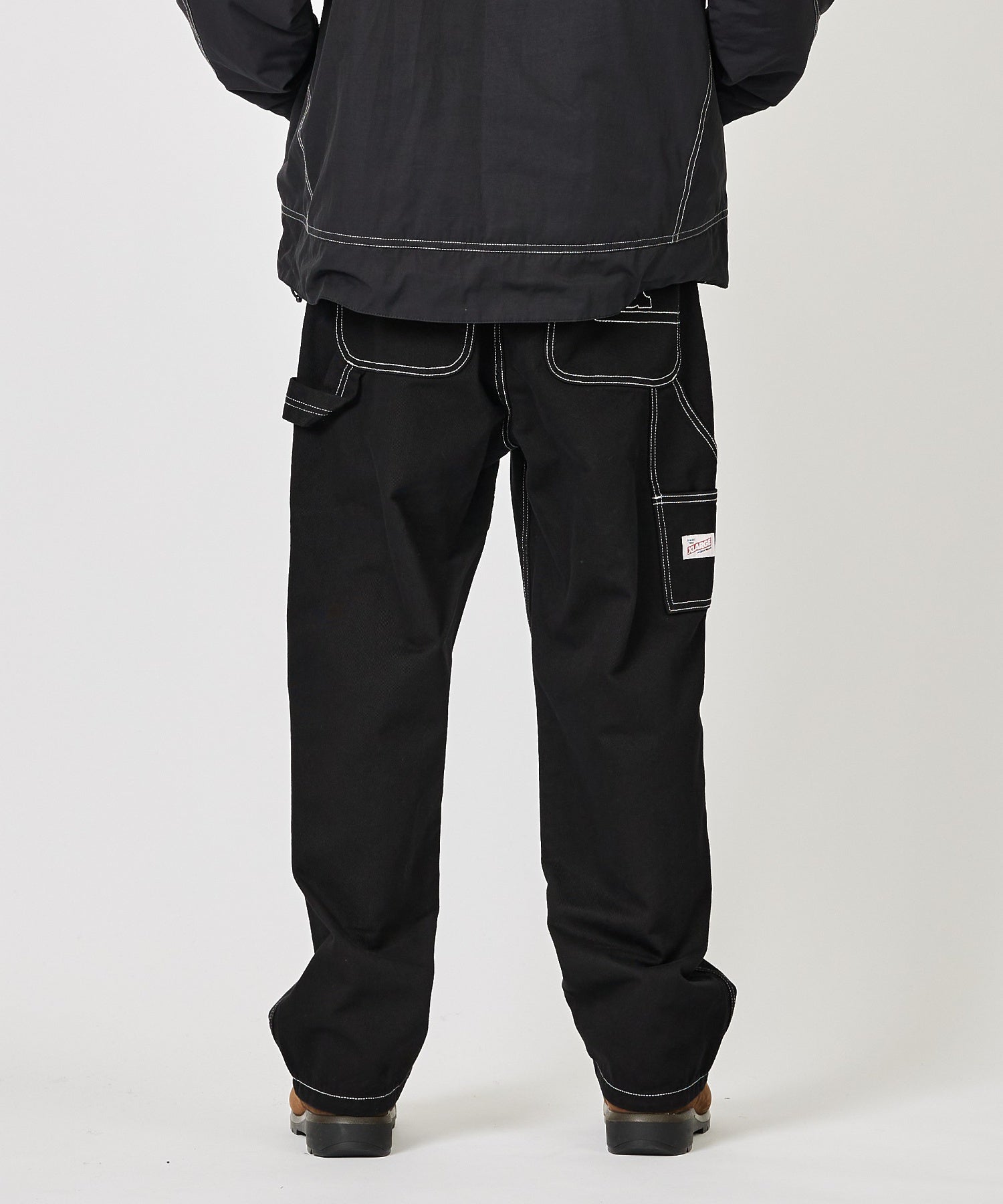 X-Large LA Stitched Painter pantaloni nero