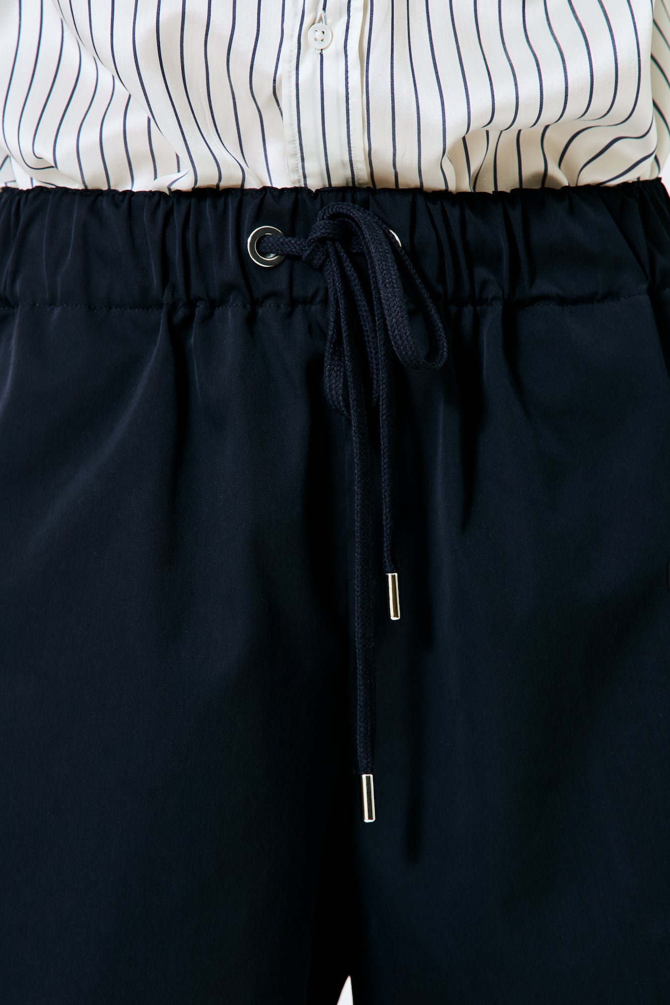 Sa Su Phi Valentina shorts cotone seta blu