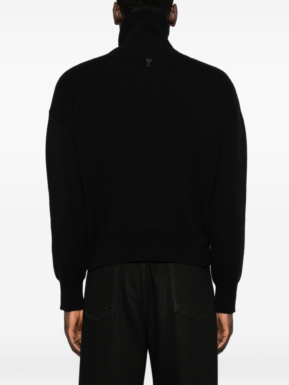 Ami UKS885 maglia nera uomo cotone