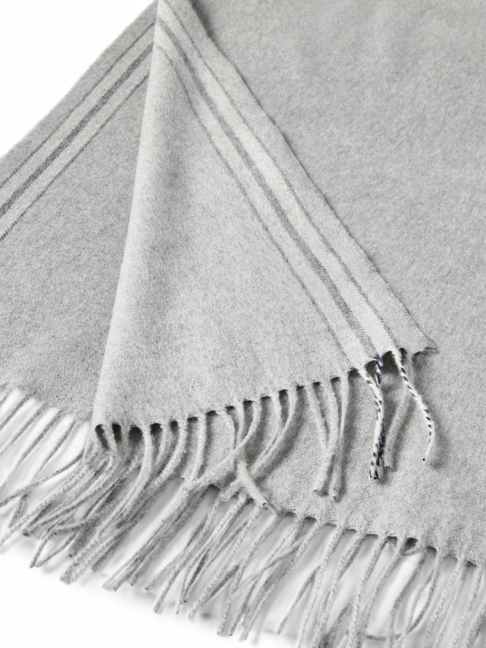 Brunello Cucinelli MSC668AG sciarpa grigio navy