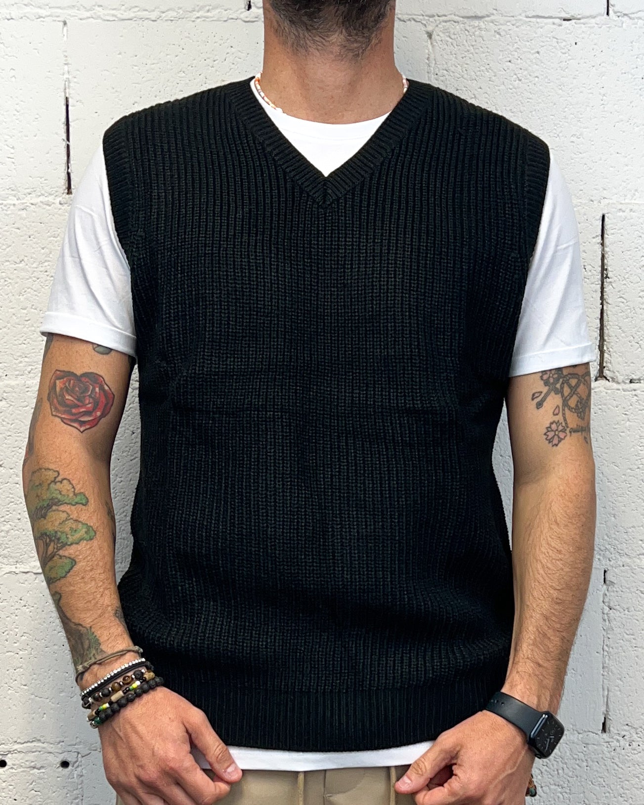 ONLYONE DUCA HOMME gilet smanicato nero vestibilità regolare