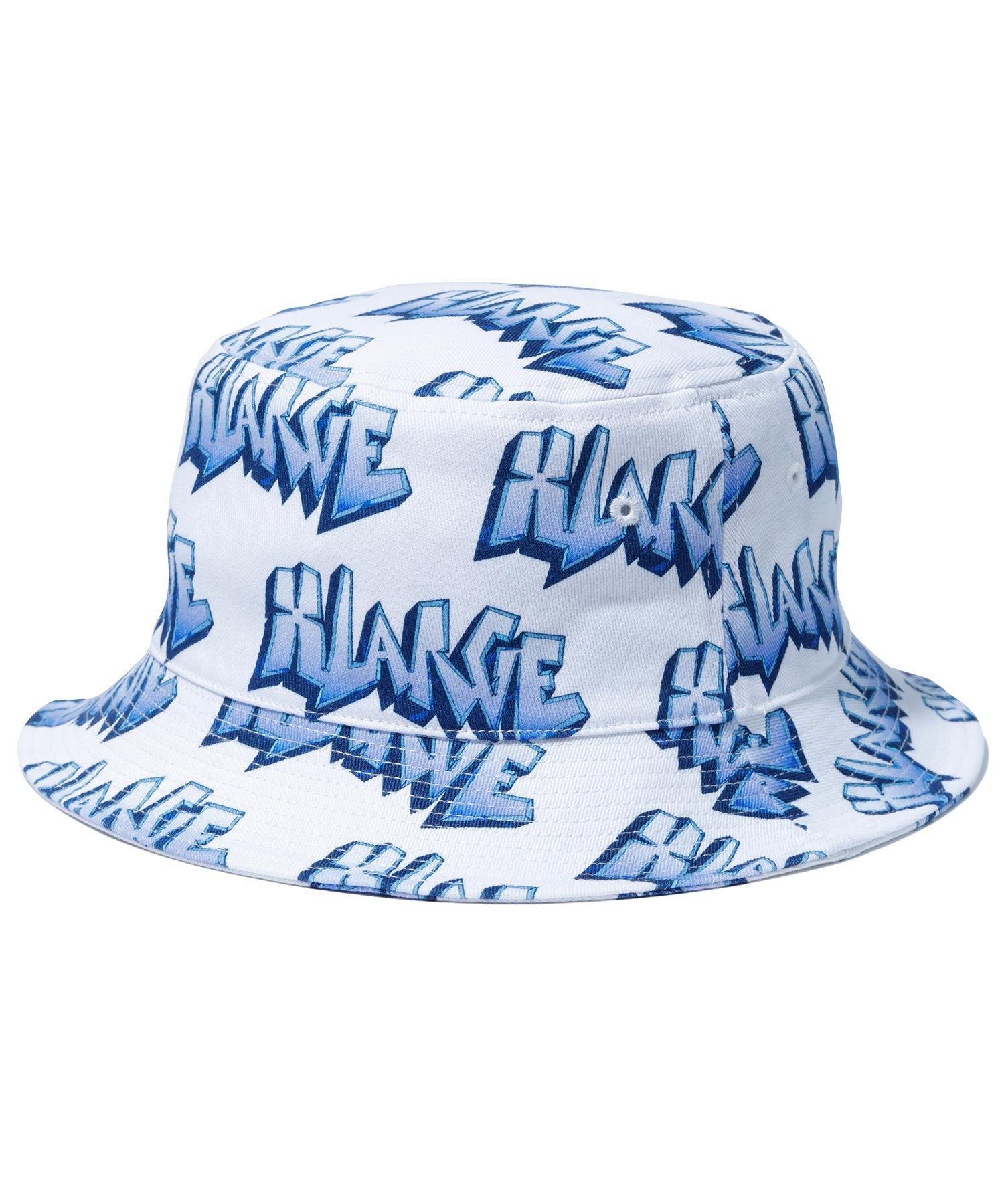 X-Large Polygon Logo cappello bucket bianco cotone