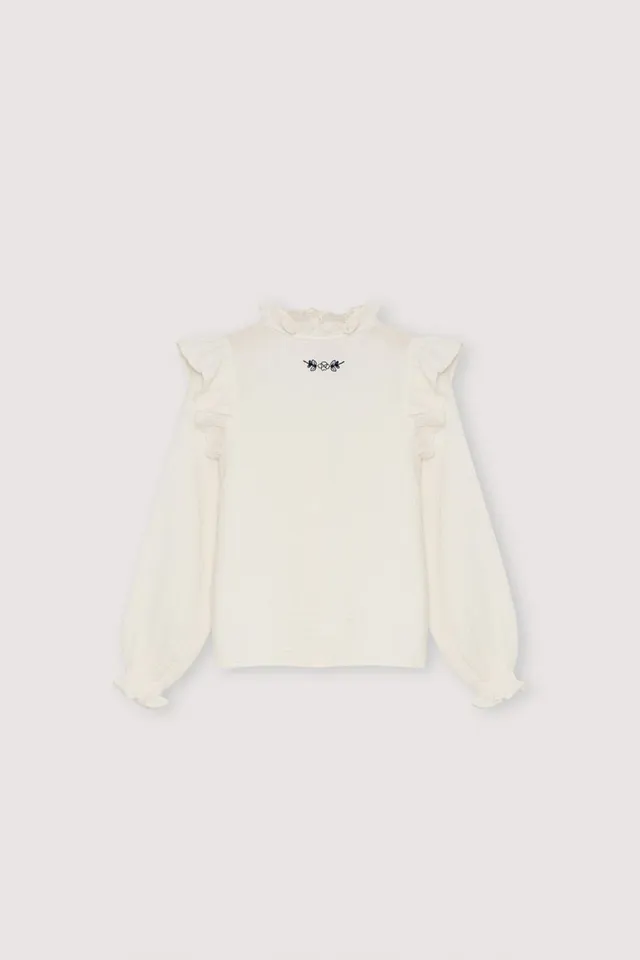 The New Society Maitea Blouse camicetta bianca 6 anni