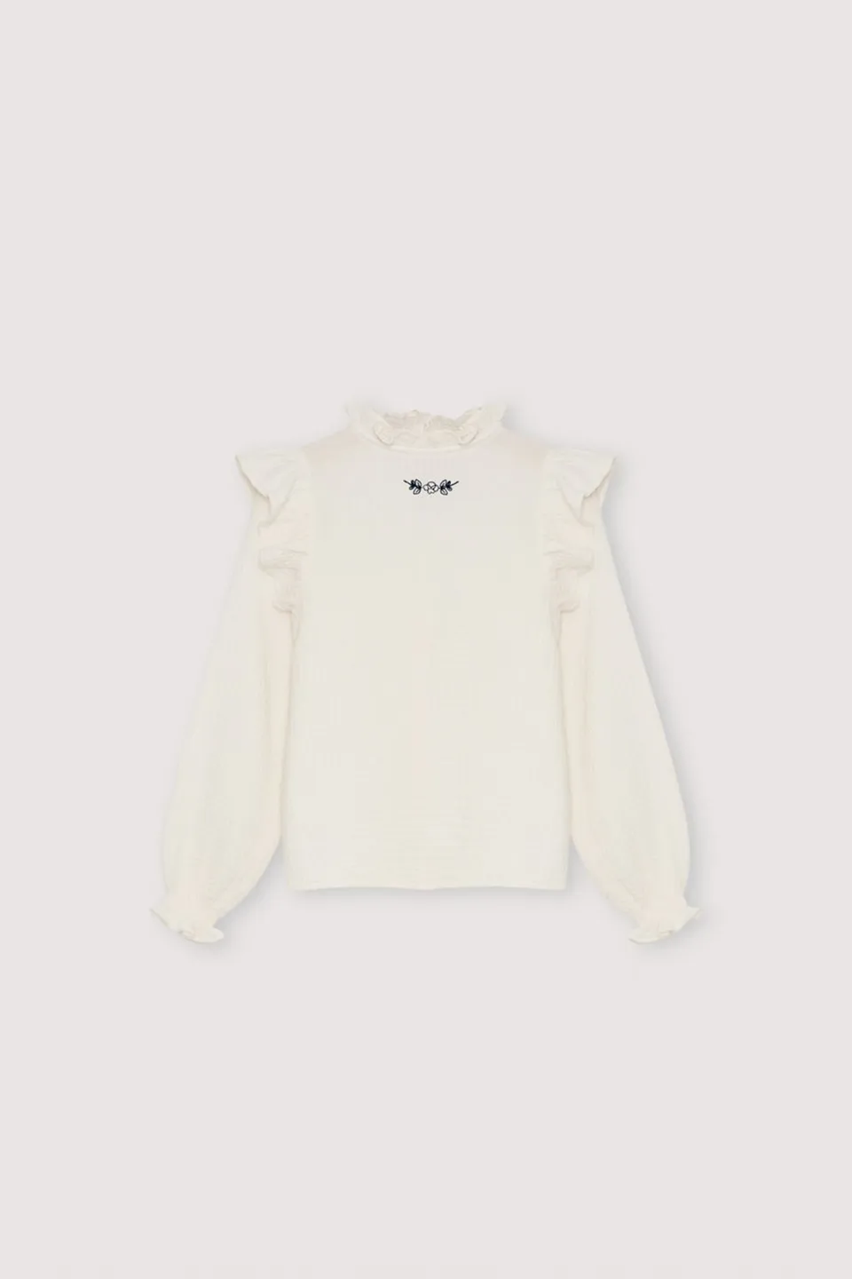 The New Society Maitea Blouse camicetta bianca 6 anni