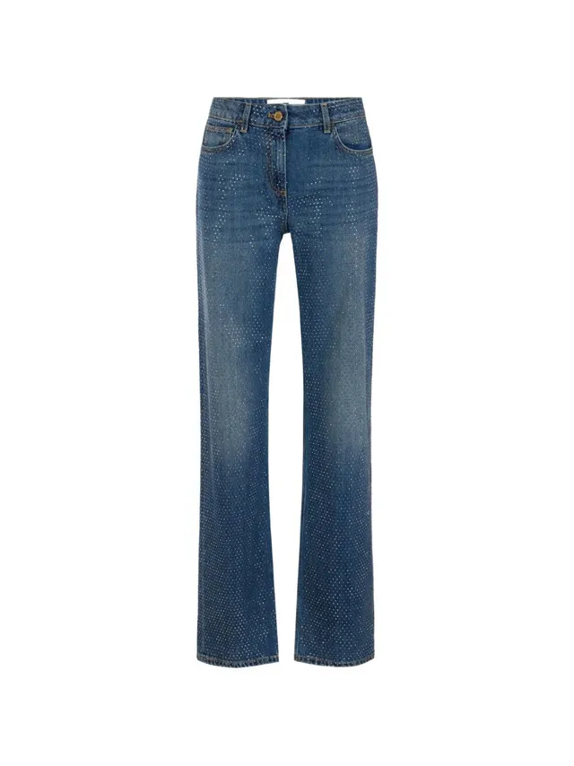 Elisabetta Franchi PJ24D66E2 jeans blu vintage donna