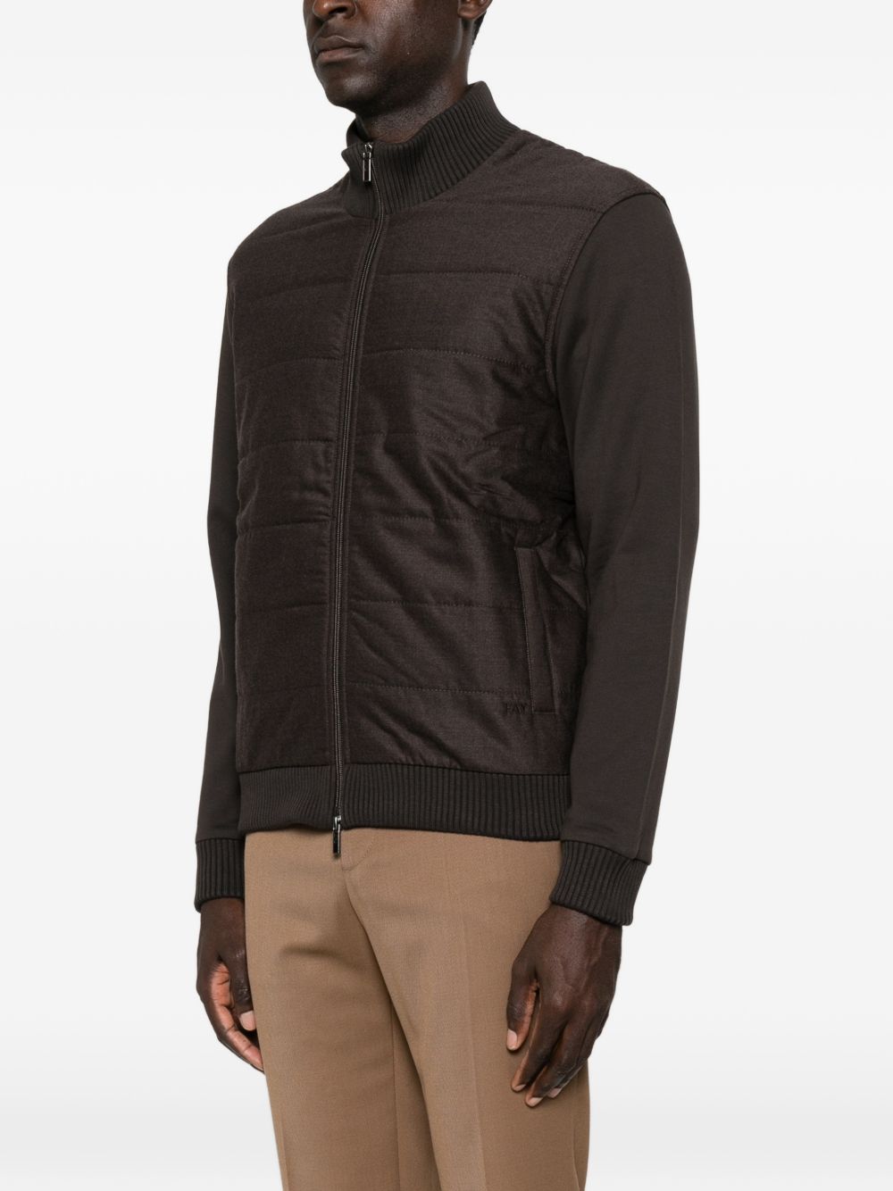 Fay NJMB5531720 felpa grigia uomo