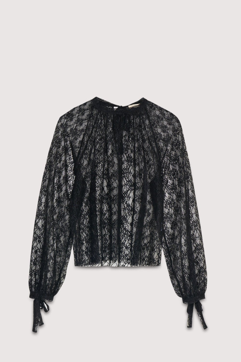 The New Society Anita camicetta donna nero pizzo